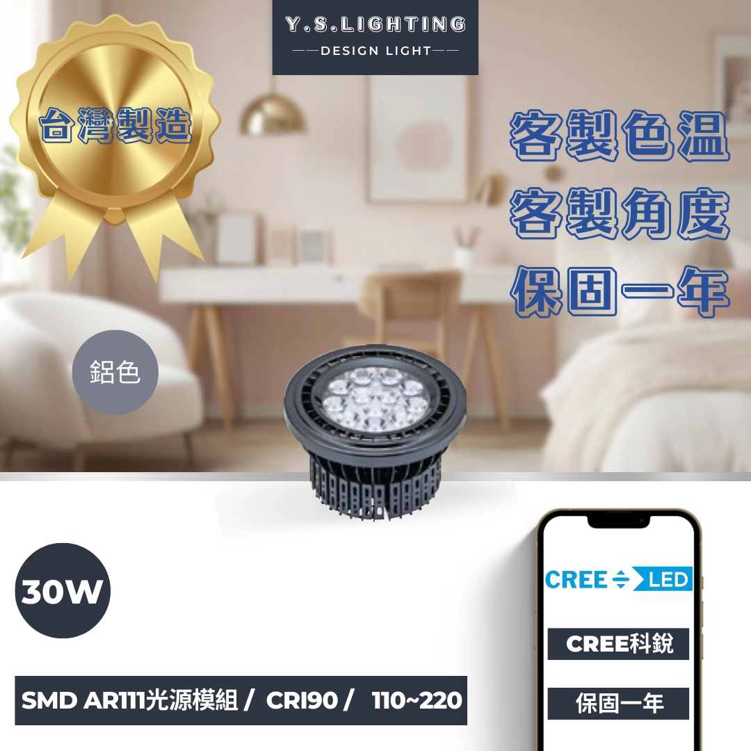 AR111光源 │ 30W-XPE款