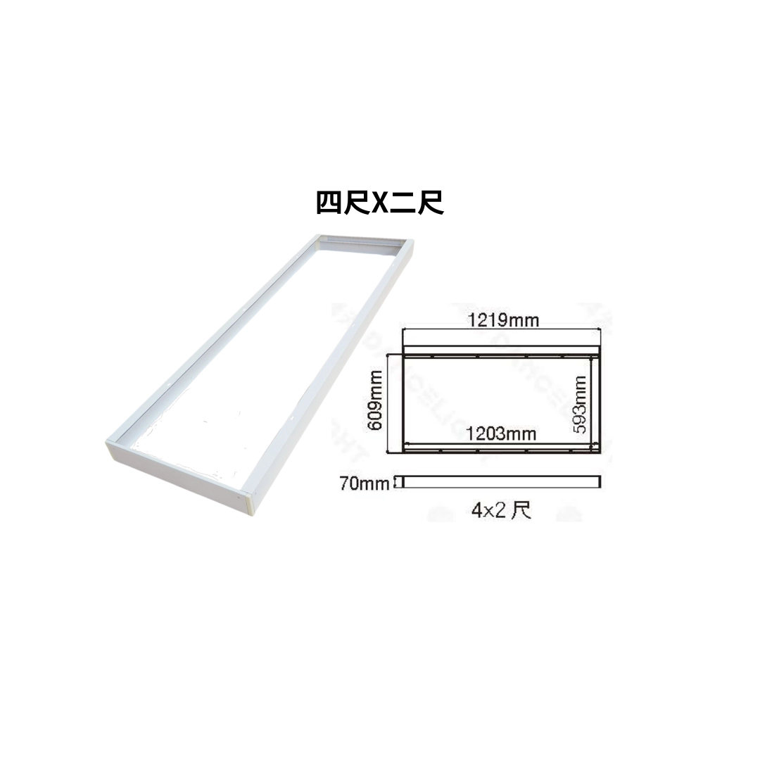 2*1、2*2、4*1、4*2｜吸頂框-配件