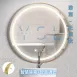 防潮｜ 鋁框圓型智慧鏡燈-正光