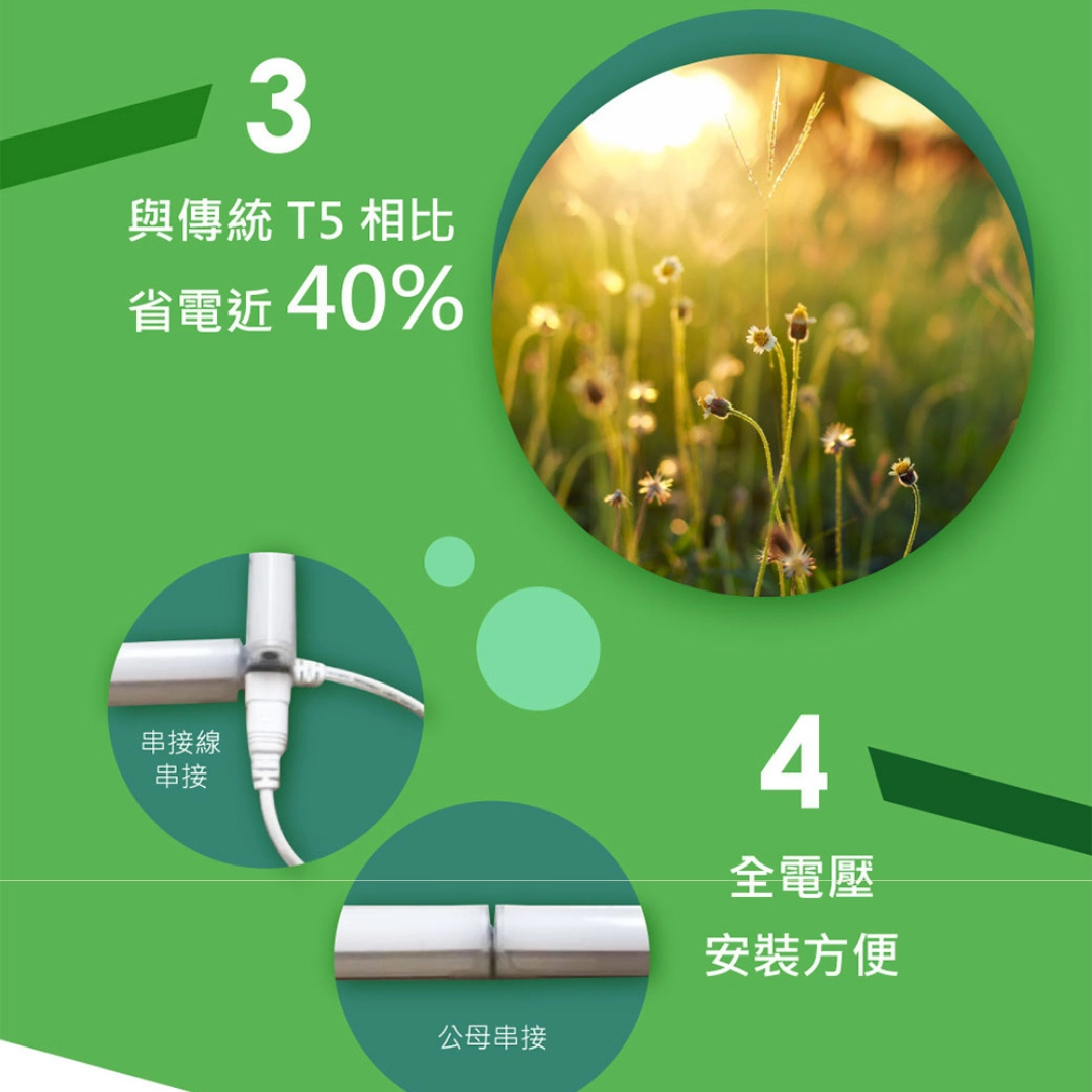 1尺、2尺、4尺｜帶開關支架燈