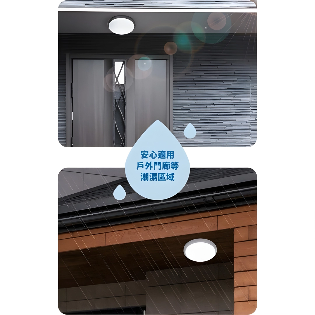 10W、16W｜IP66防水防塵白鯨-橢圓吸壁燈