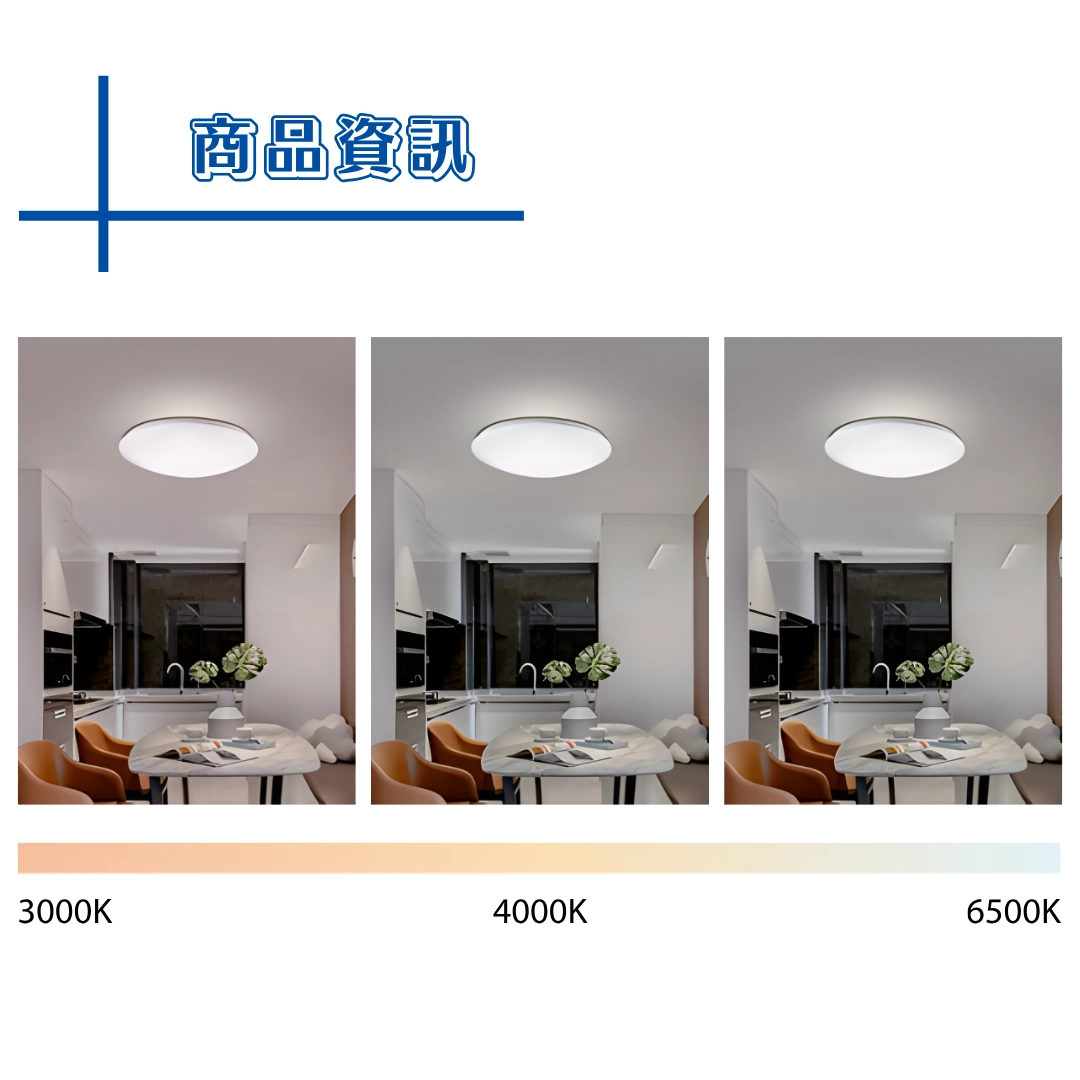 16W、30W、55W|正圓星空-單色款吸頂燈
