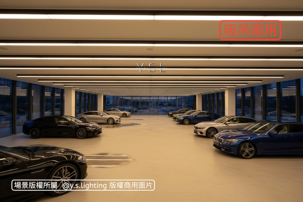 吸吊|方型擴散長條燈