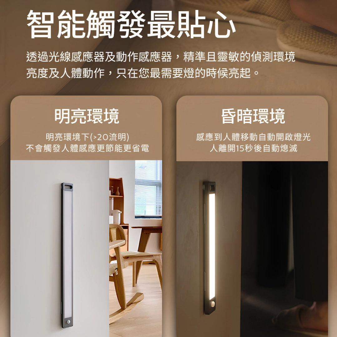 充電式|酷螢感應移動燈