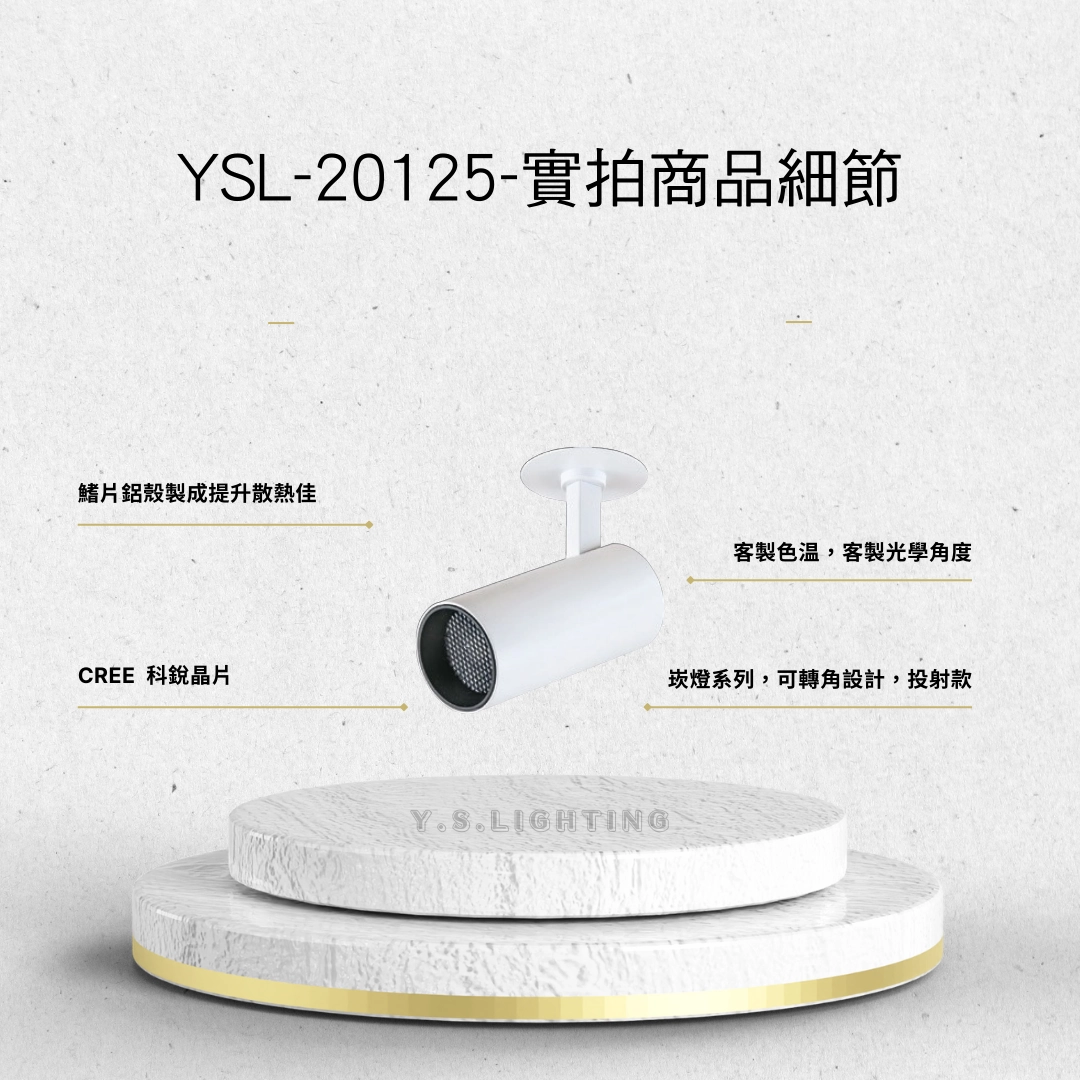 5.5CM │ 胖胖筒投射型-崁燈