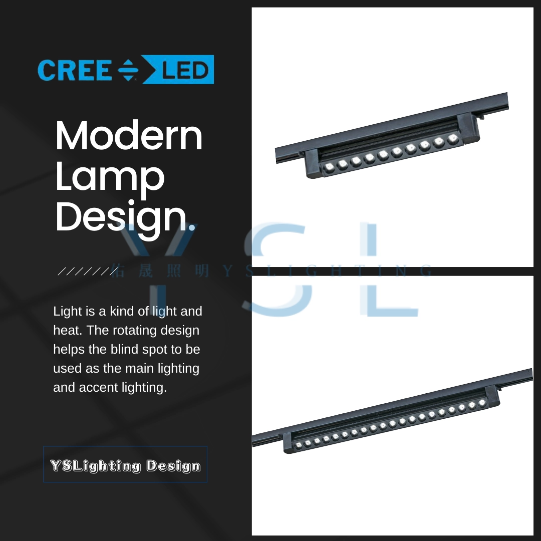 10W、20W  │ 轉角多珠長版款-軌道燈