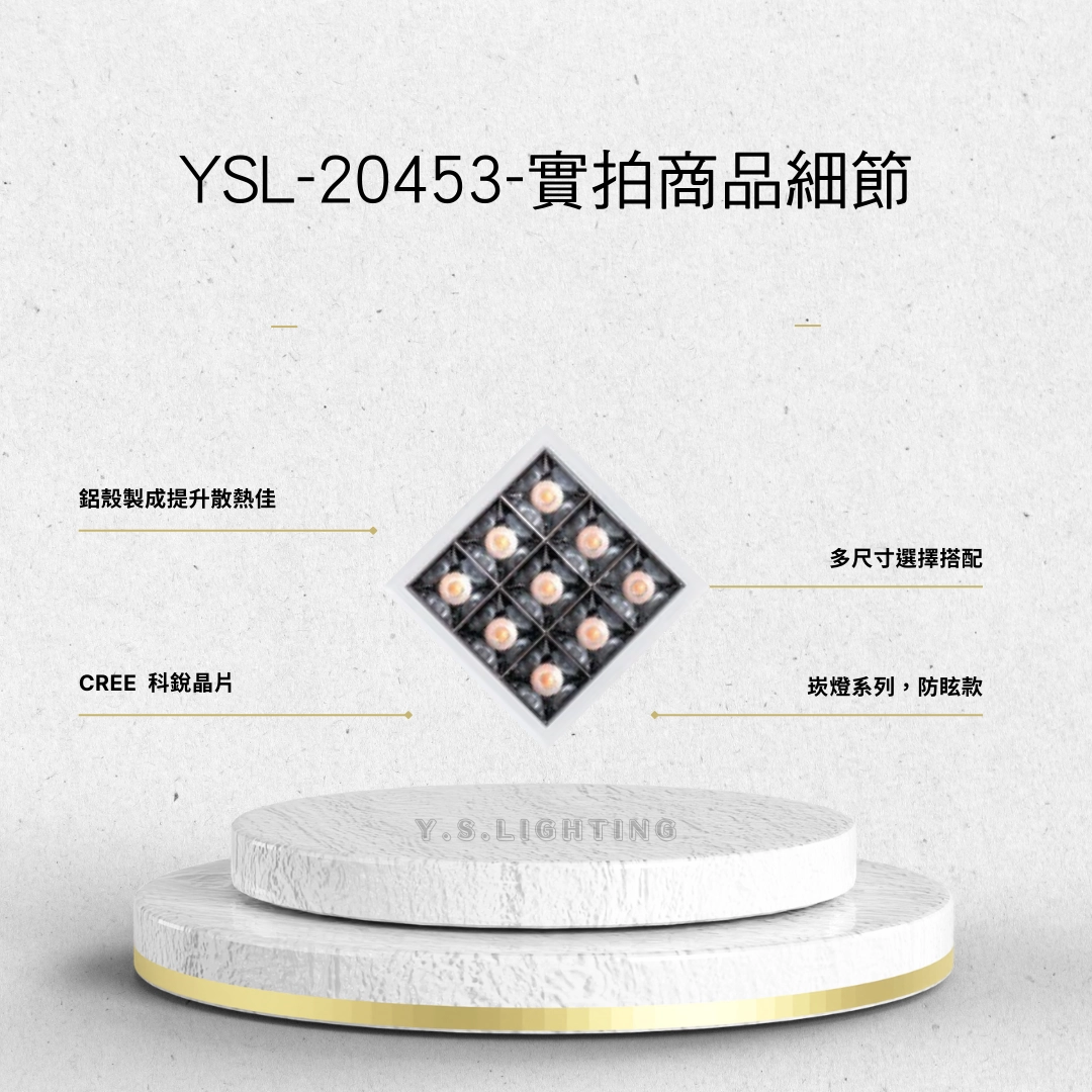 5W、10W │ 金屬內縮模組化-方崁盒燈