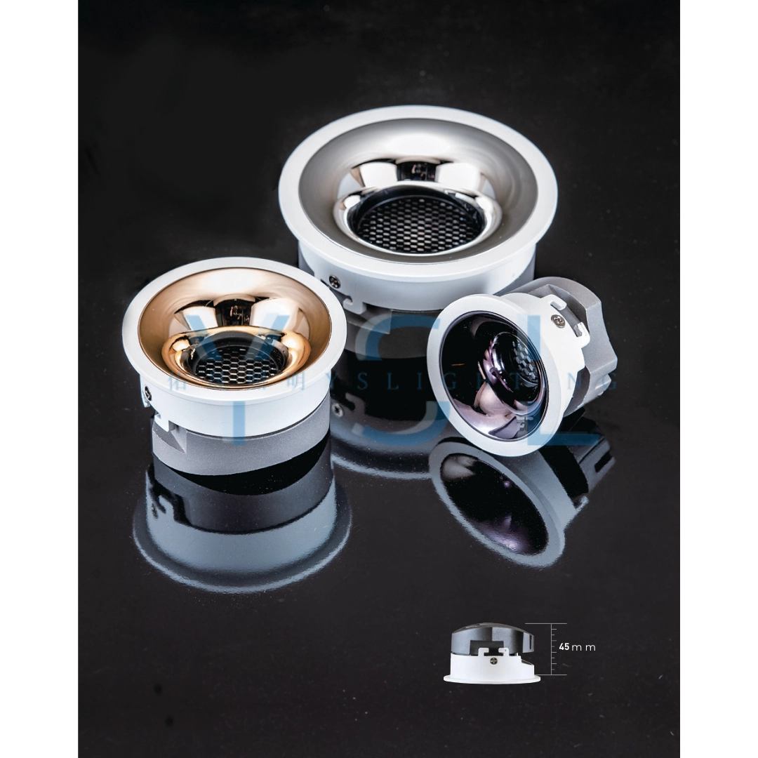 5.5CM、7.5CM、9.5CM │ 金屬蜂巢防眩型-崁燈