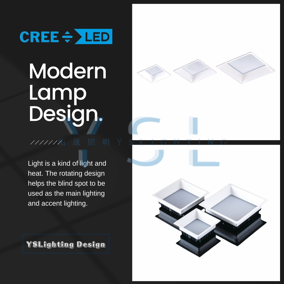 10W、14W、20W │ 細邊內縮擴散型-方崁盒燈