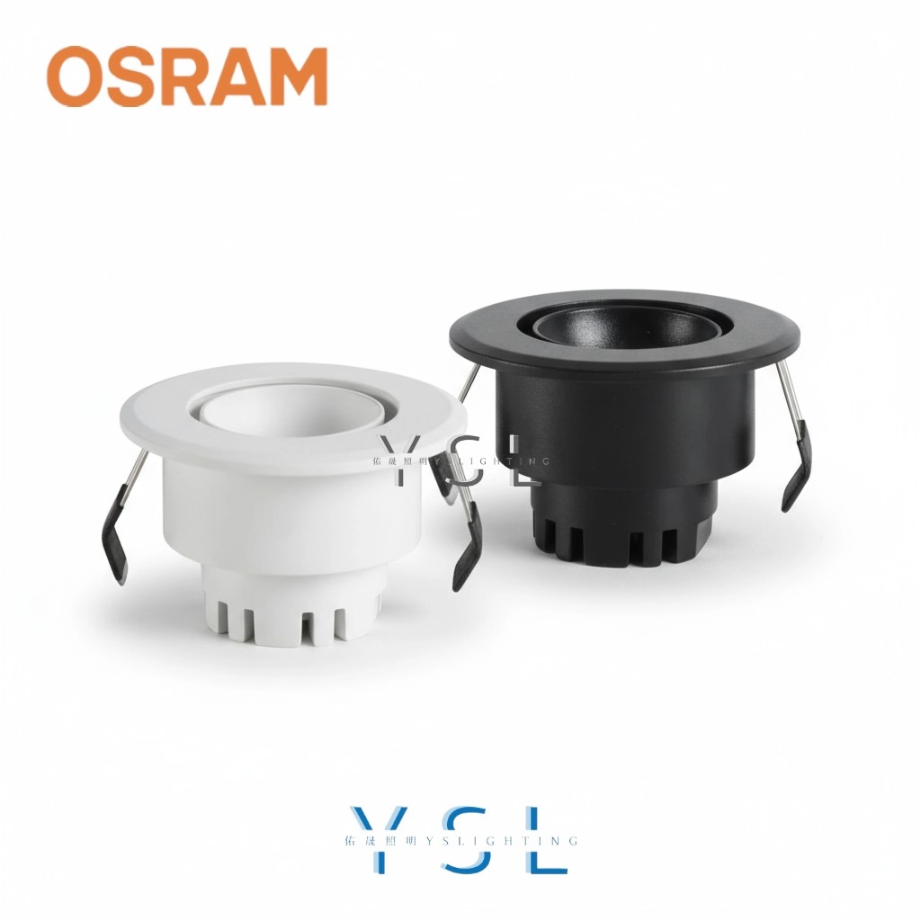3.5CM │ 迷你內縮可轉角-崁燈