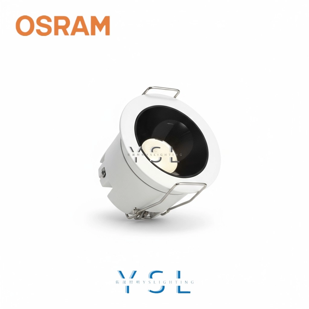 3.5CM │ 迷你內縮可轉角-崁燈