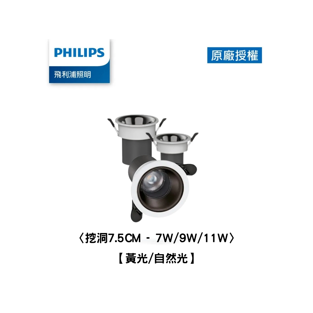 5.5CM、7.5CM｜深防眩崁燈