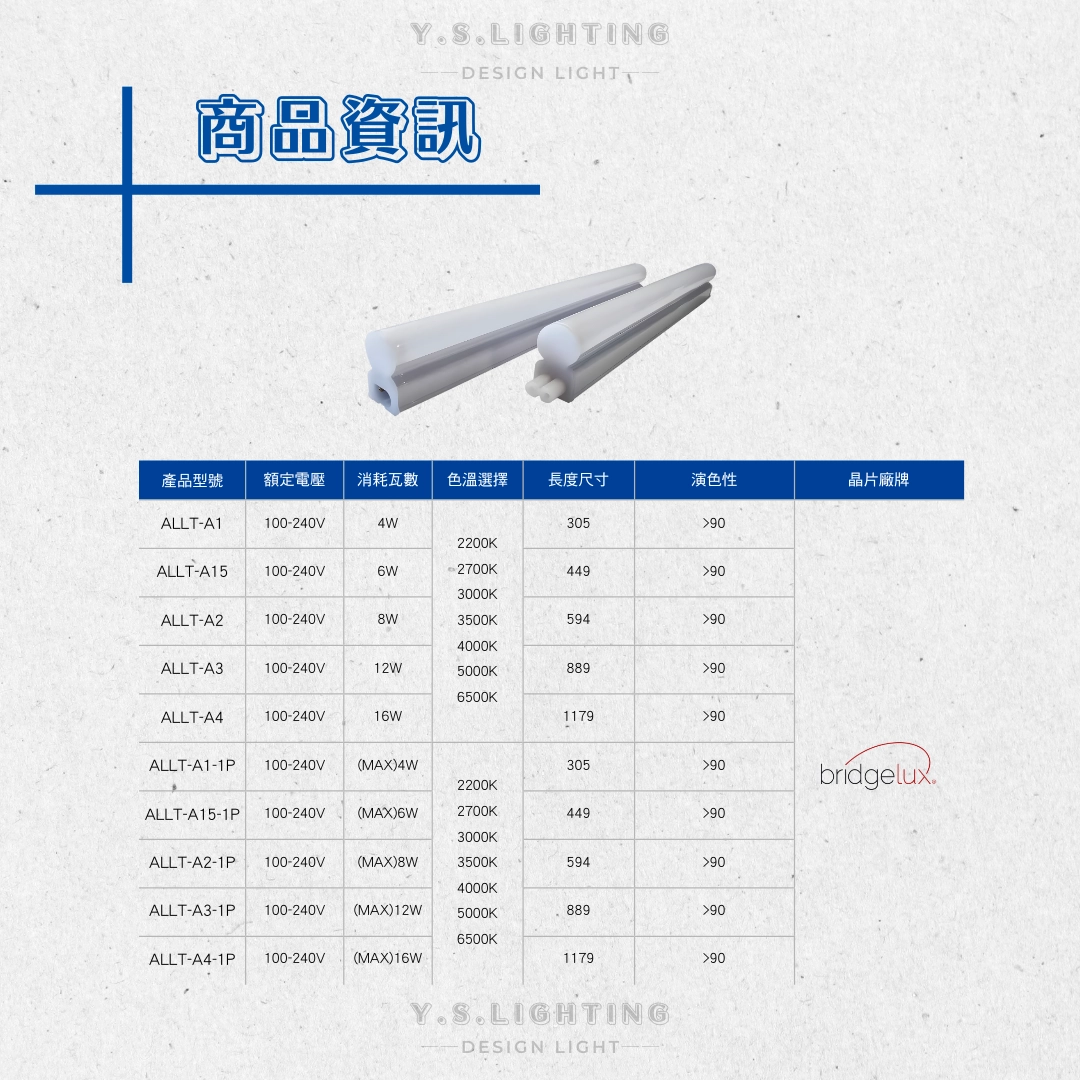 4W、8W、12W、16W │ LED串接燈