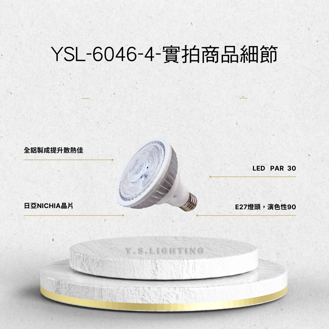 7W、10W、12W │ PAR30-E27燈頭