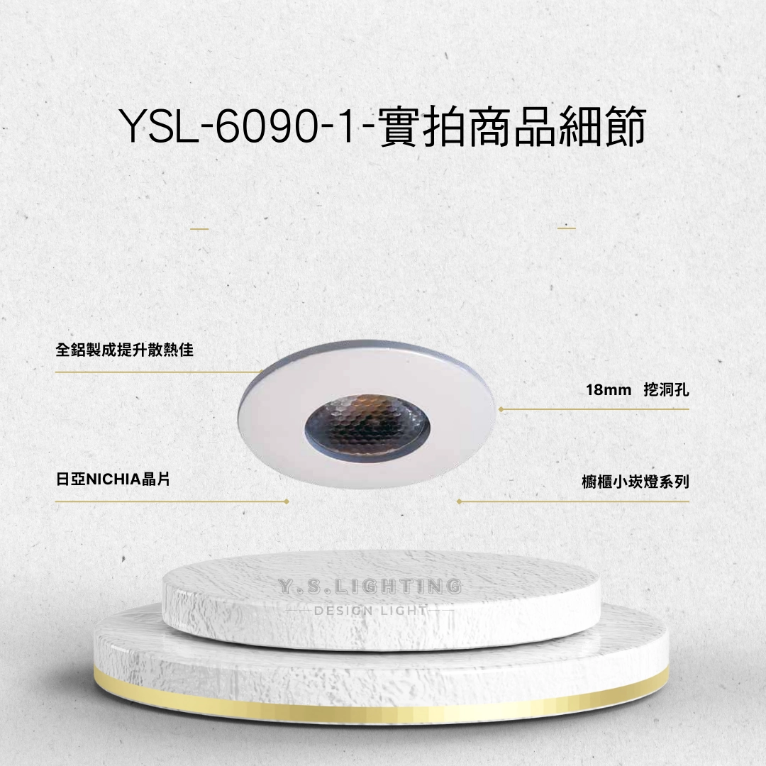 1.8CM │ 櫥櫃小崁燈