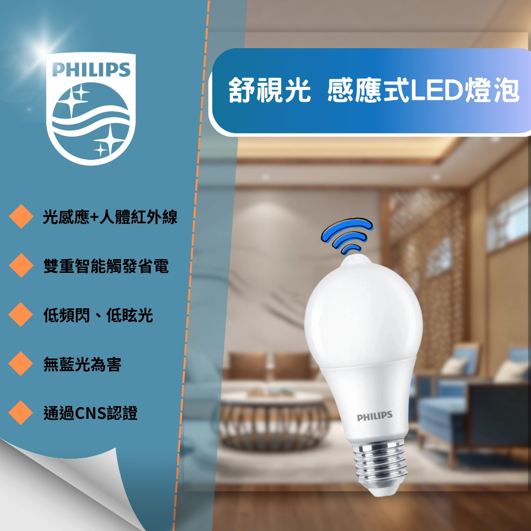 E27燈頭 │ 感應燈泡