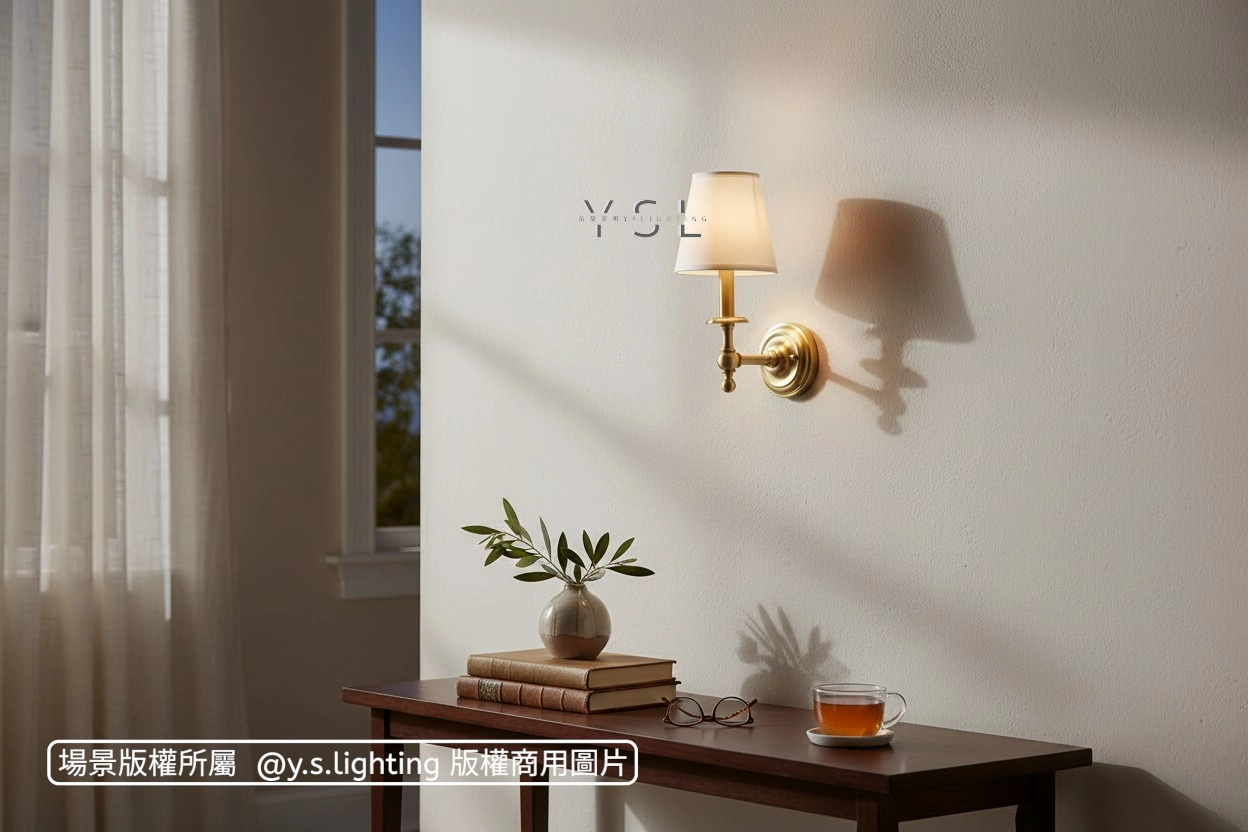 銅布曲壁燈-2款