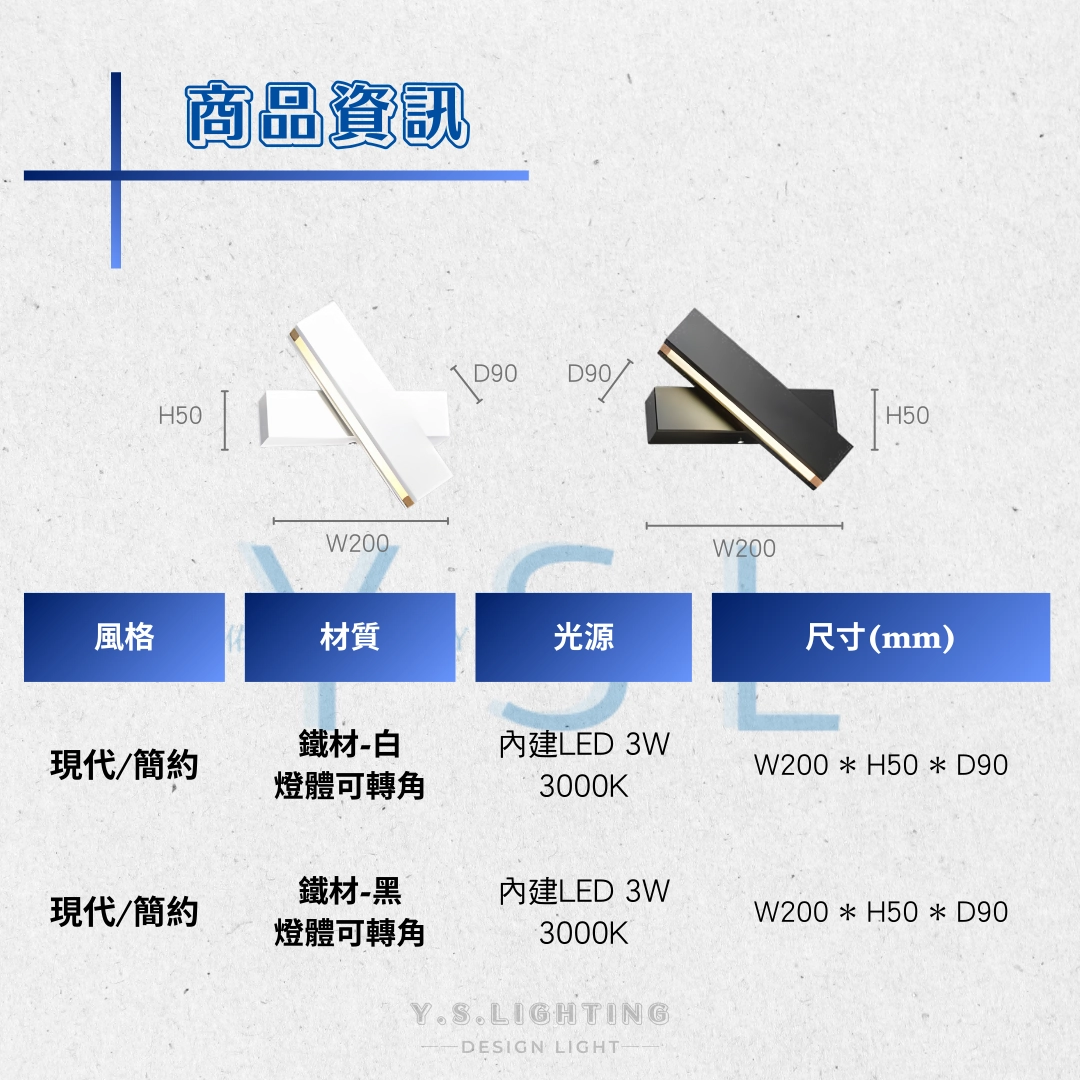 旋轉之間壁燈-2款
