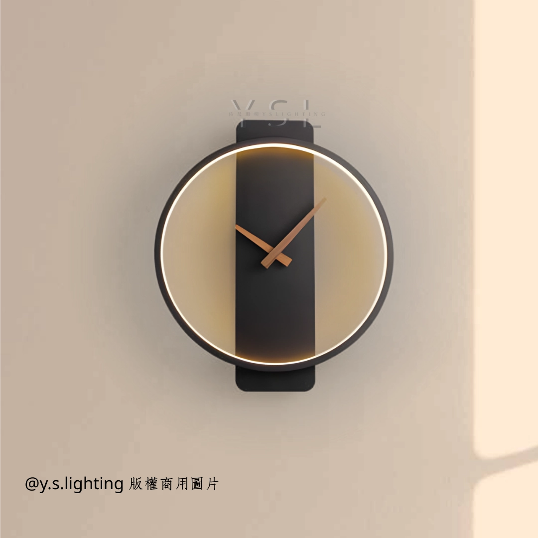 真時鐘壁燈-2款