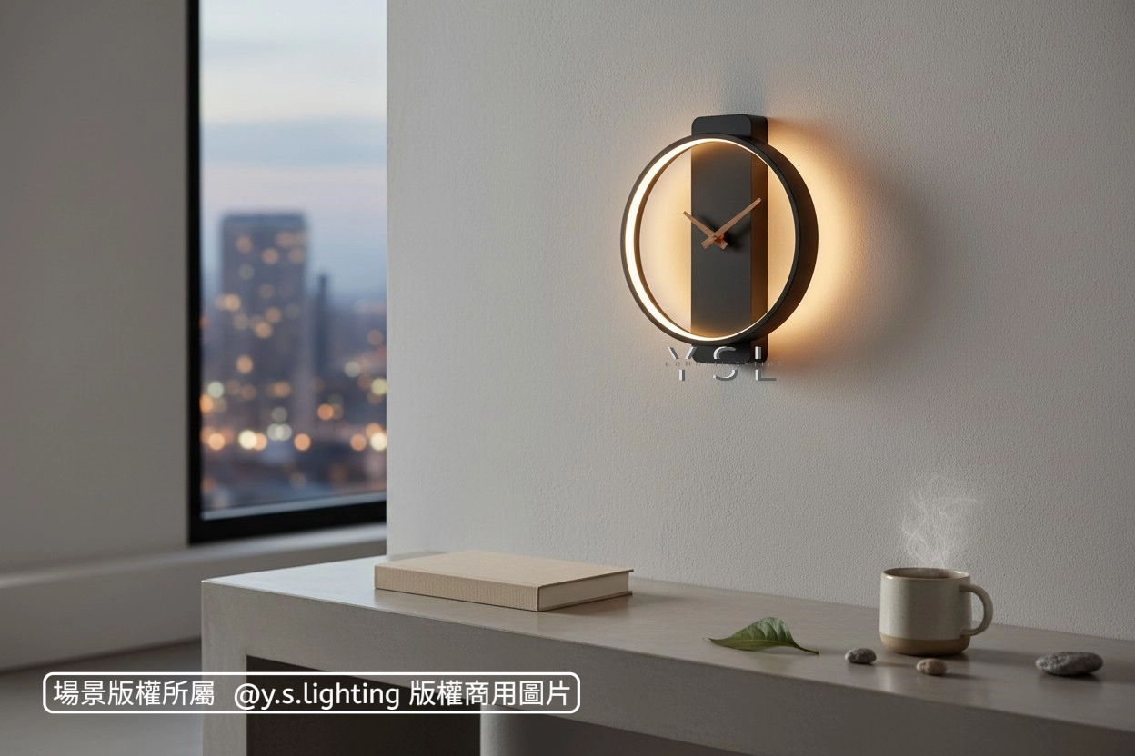 真時鐘壁燈-2款