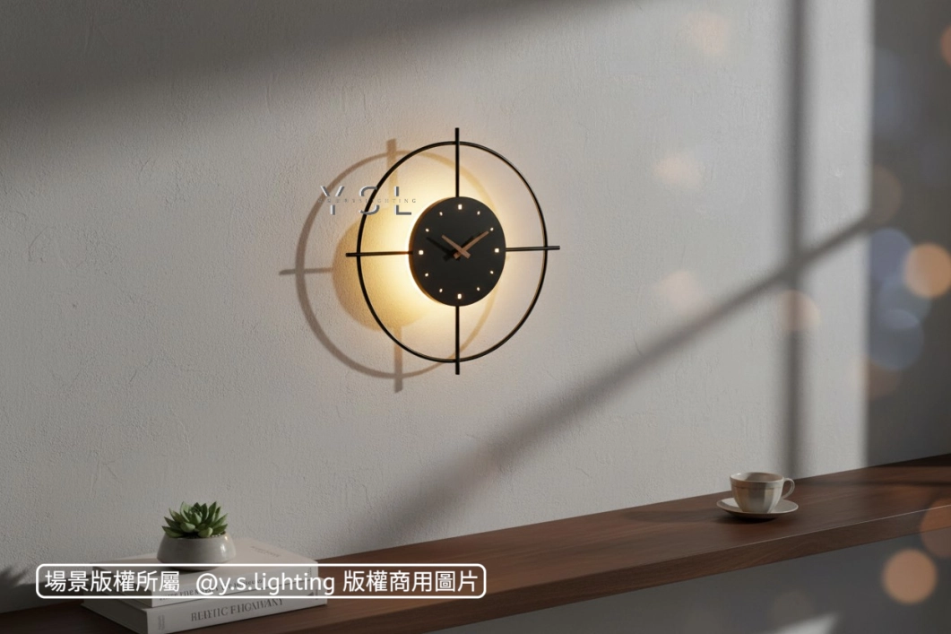 真時鐘壁燈-2款