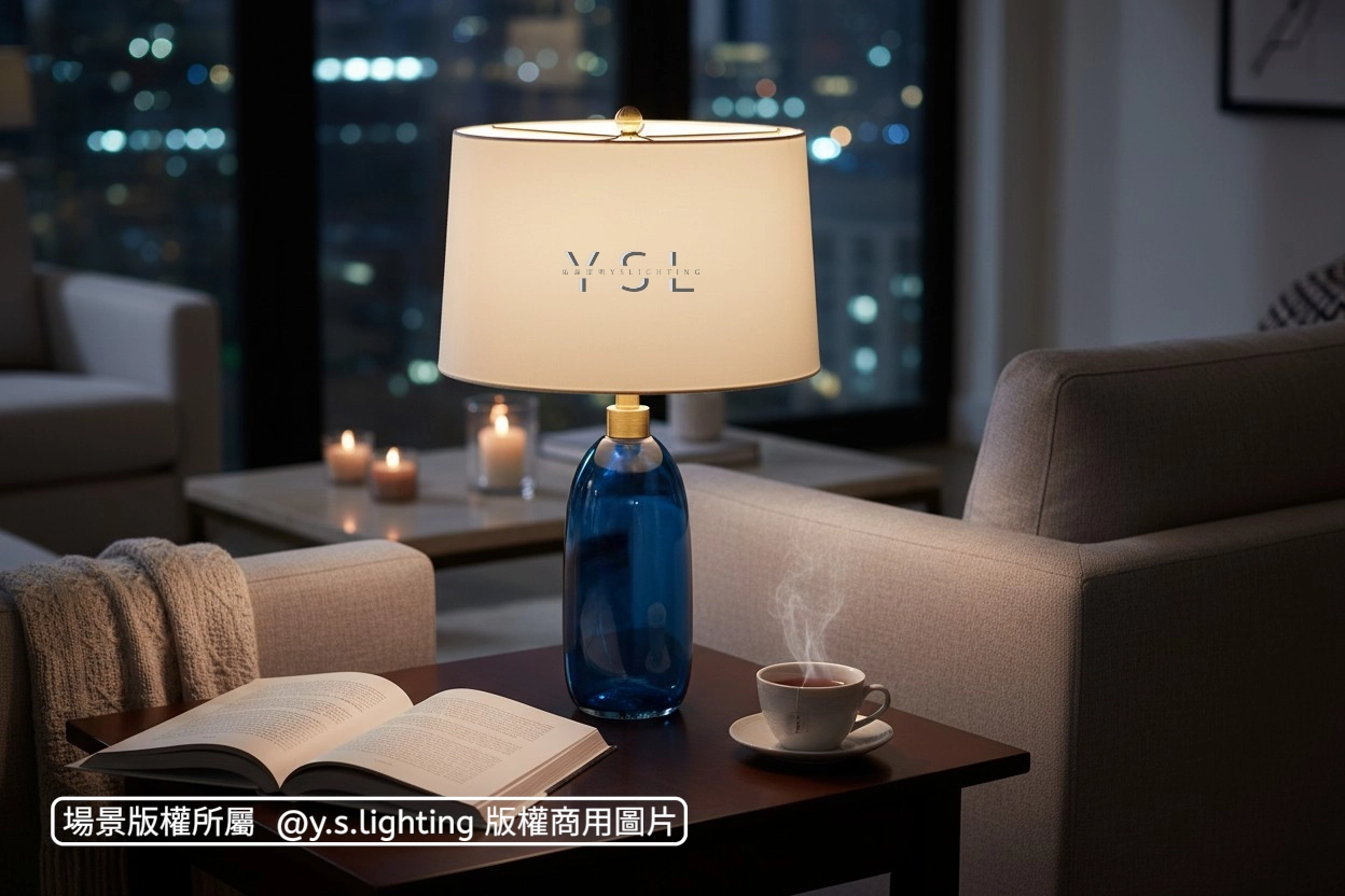 緞絲絮調檯燈-2款