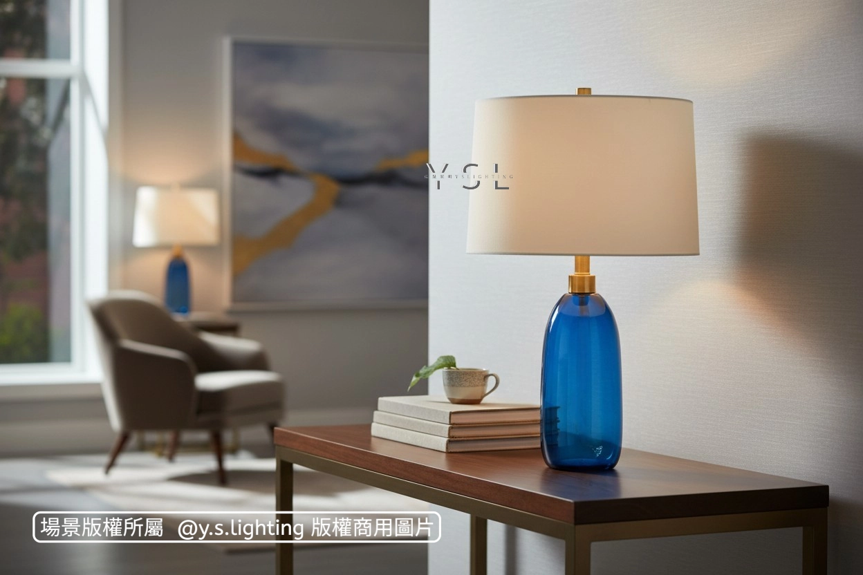 緞絲絮調檯燈-2款