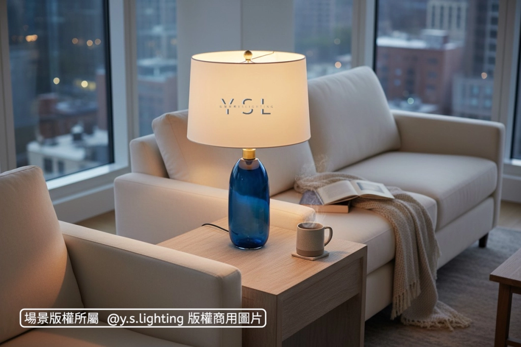 緞絲絮調檯燈-2款