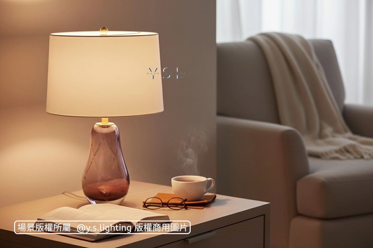 緞絲絮調檯燈-2款