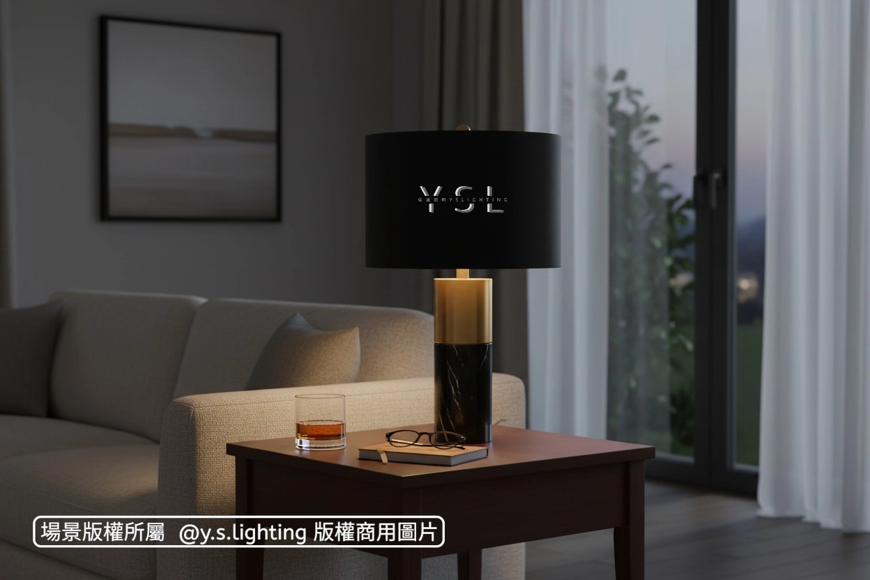 夜幕鎏金檯燈