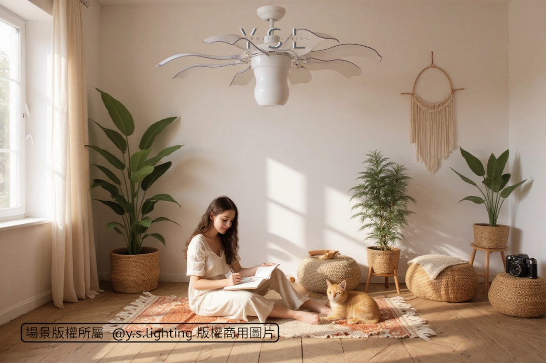 42吋｜FLORE-AC吊扇燈