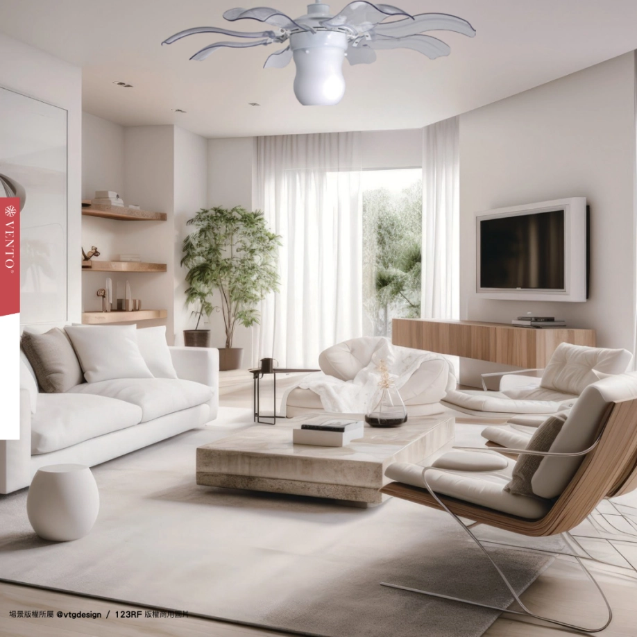 42吋｜FLORE-AC吊扇燈