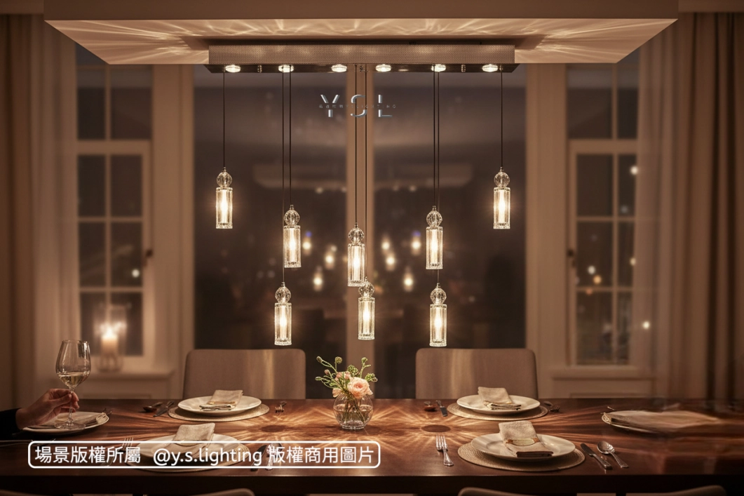 晶耀月夜吊燈-2款