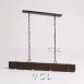 獷梁鋼木吊燈-2款