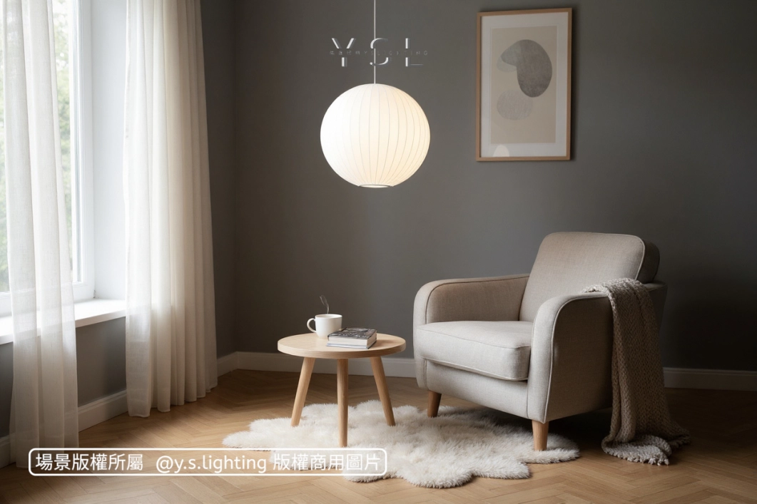 布影詩篇吊燈-圓款