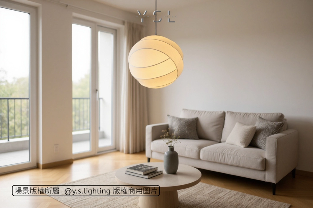 布影詩篇吊燈-造型圓款