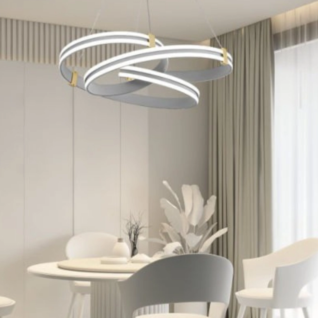 幾何交織吊燈-圓款