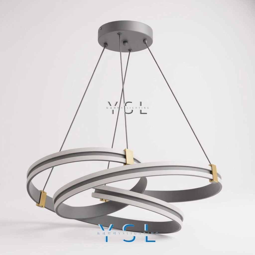 幾何交織吊燈-圓款