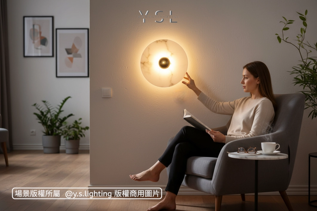 石雲繆思壁燈-2款