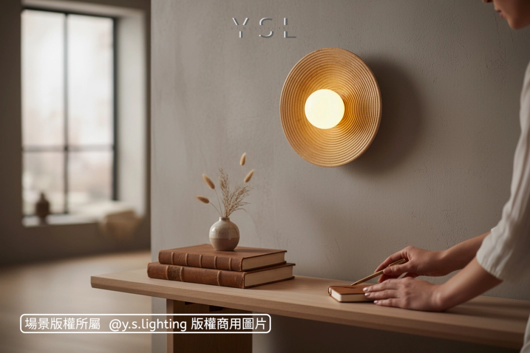 年輪藏月壁燈-2款