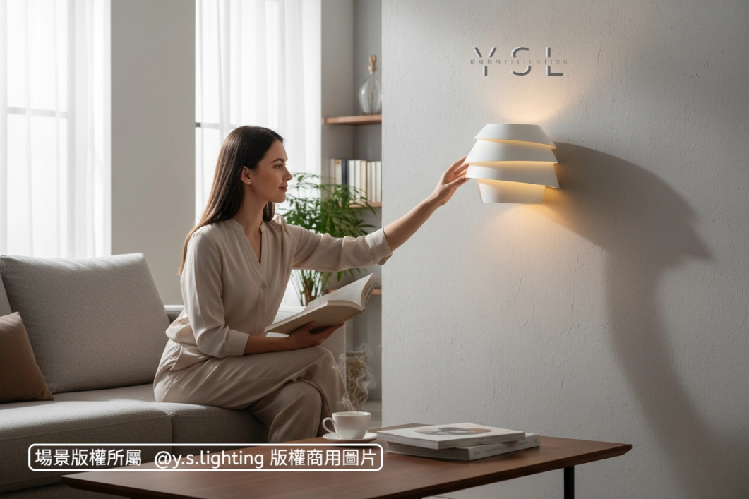 疊嶂光影壁燈-2款