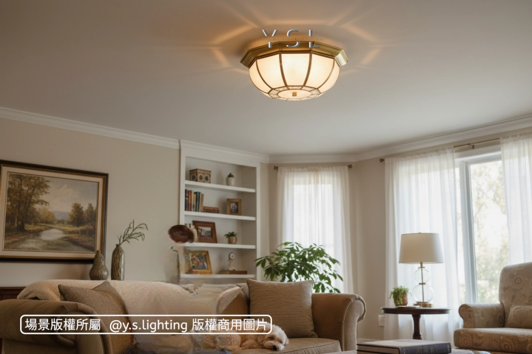 金銅歲月吸頂燈-2款