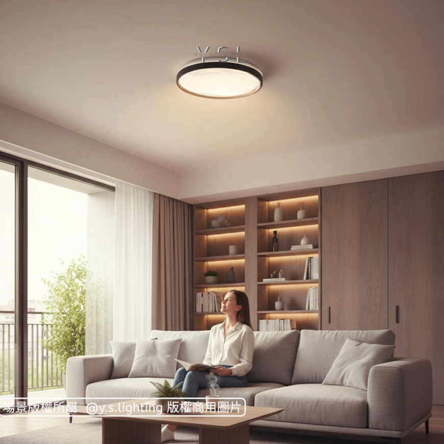 平雅邀月吸頂燈-2款