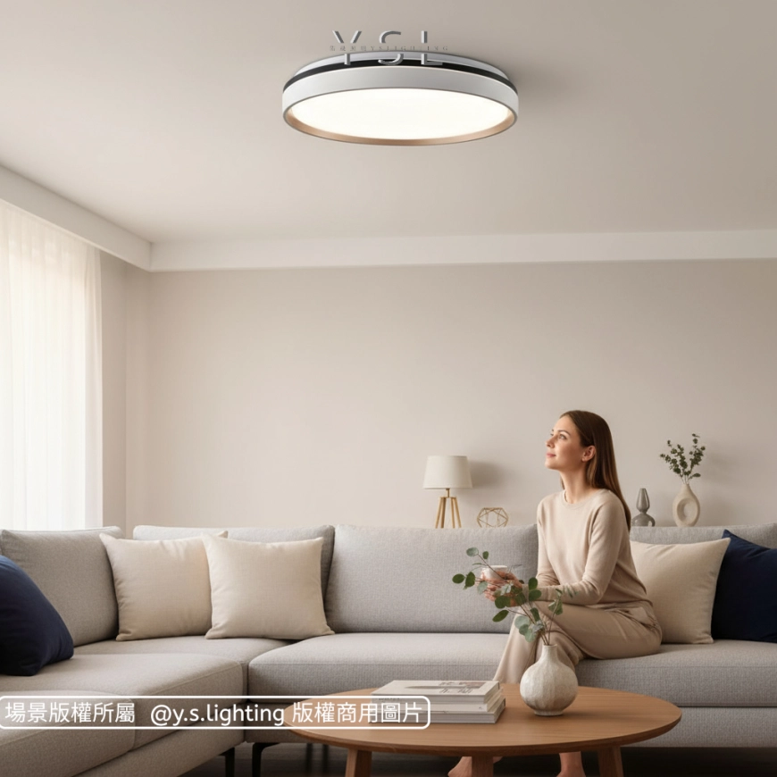 平雅邀月吸頂燈-2款