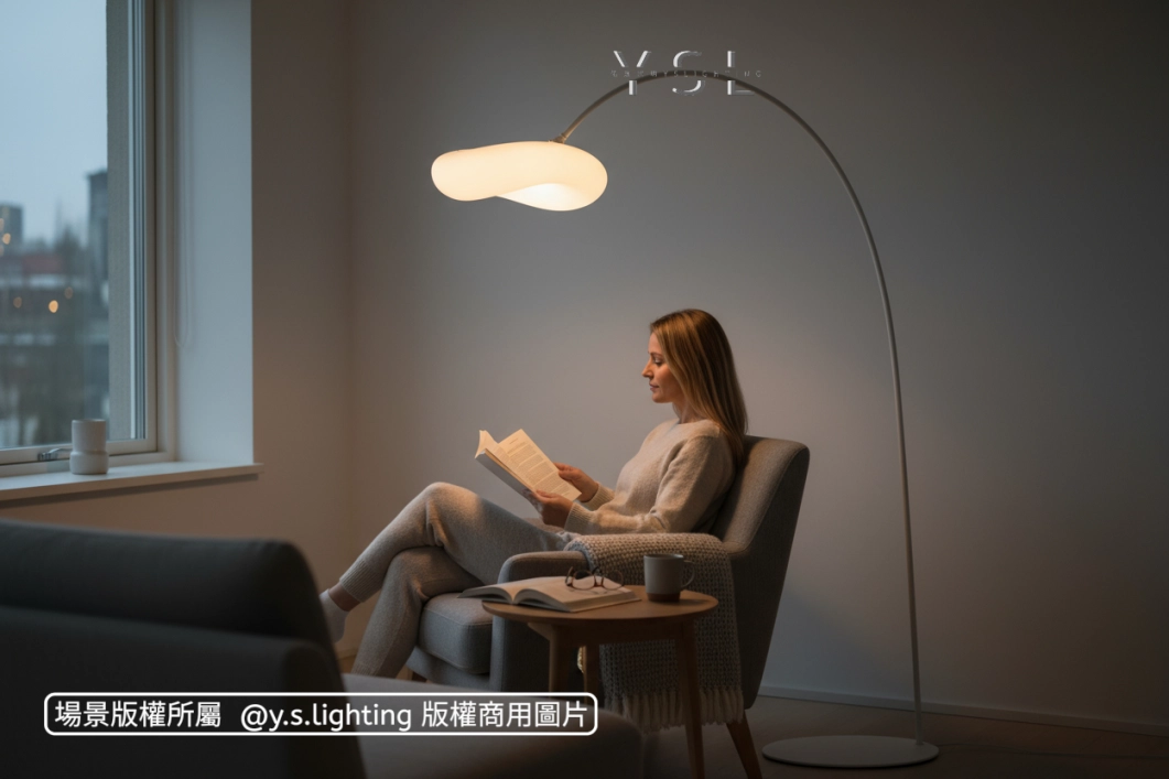 輕擁朵朵落地燈