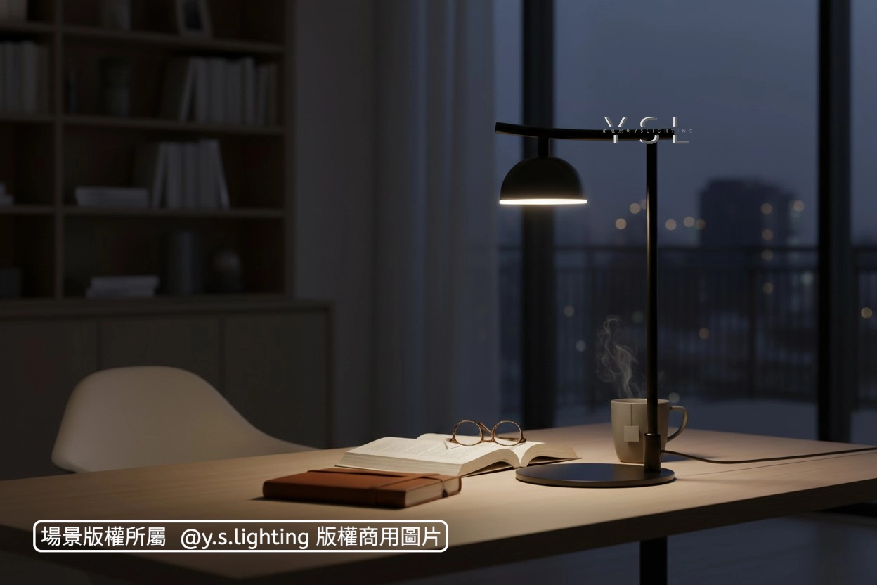 一彎新月檯燈
