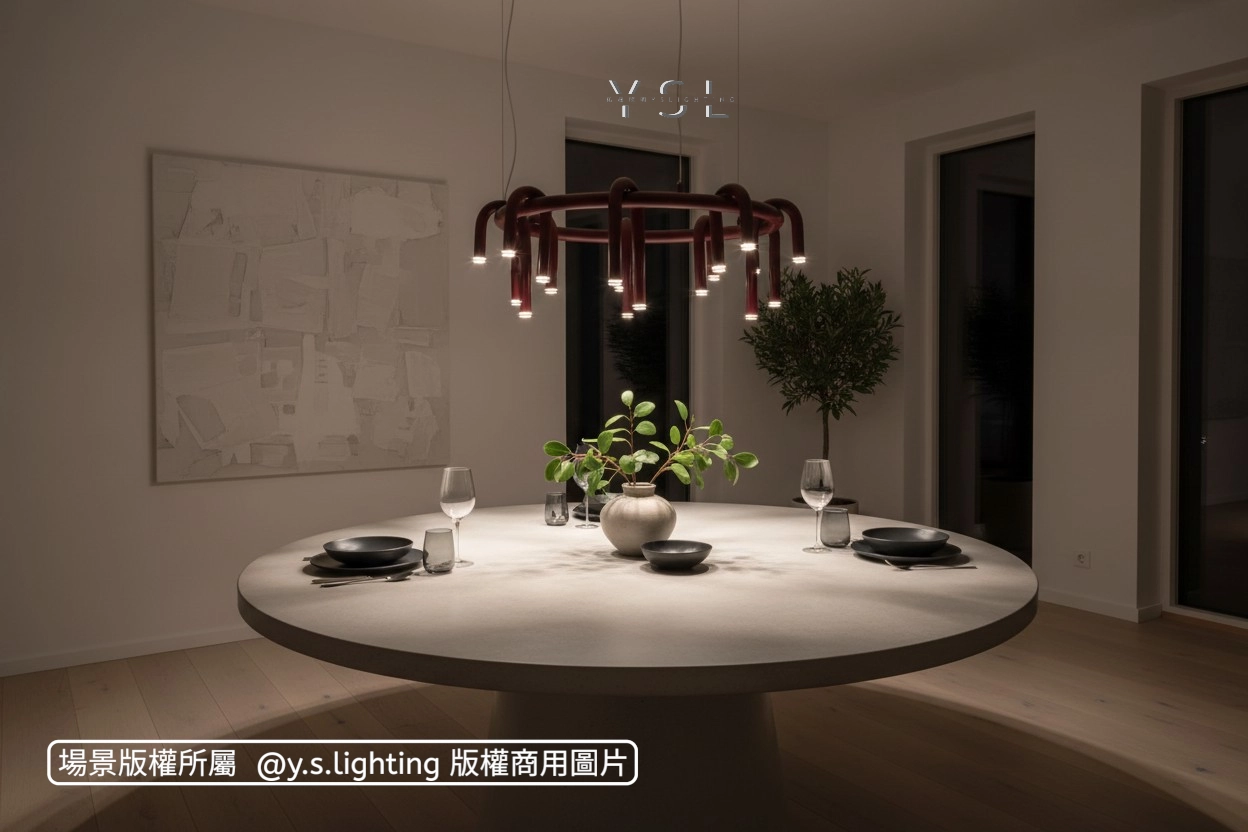 緋韻映照吊燈-圓款