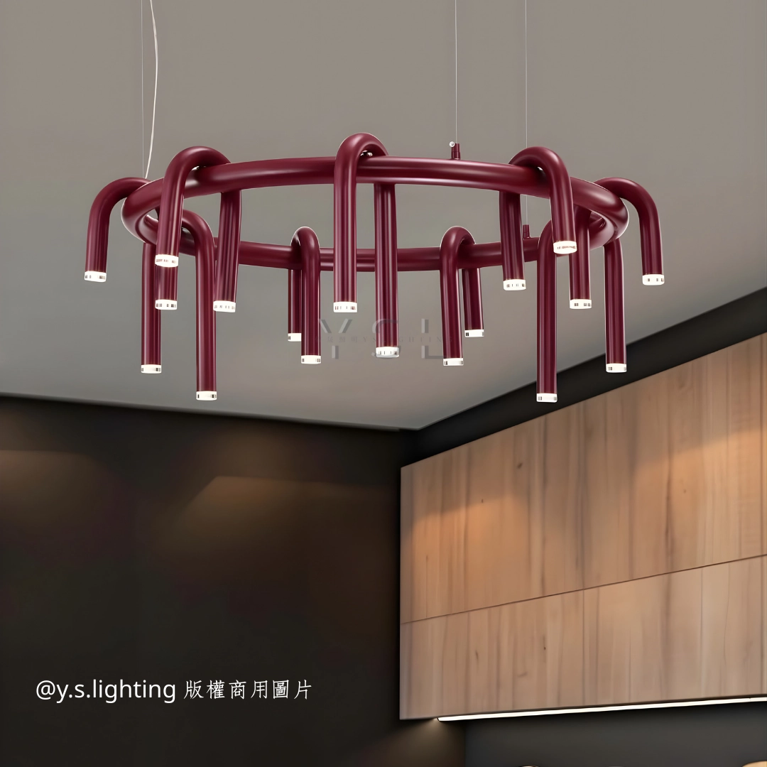 緋韻映照吊燈-圓款