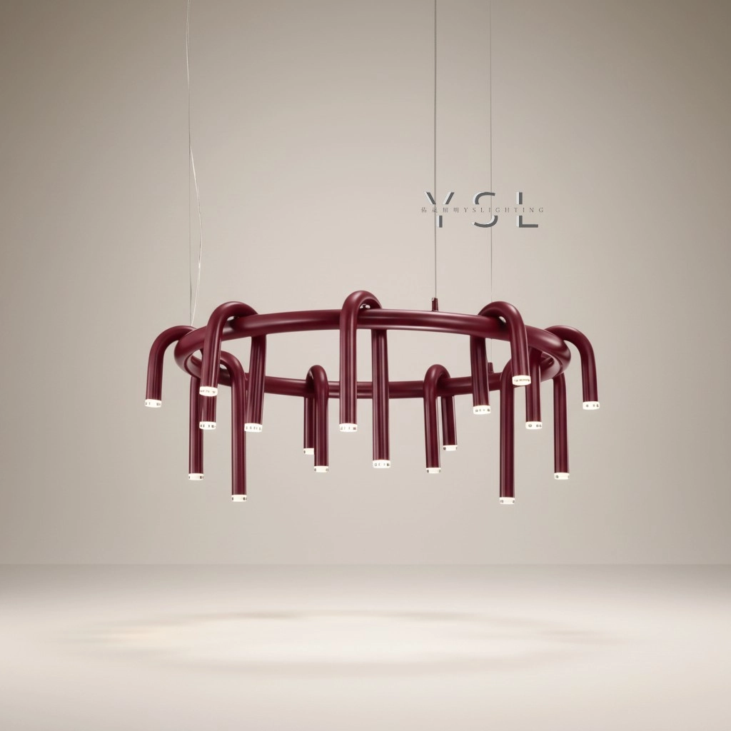 緋韻映照吊燈-圓款