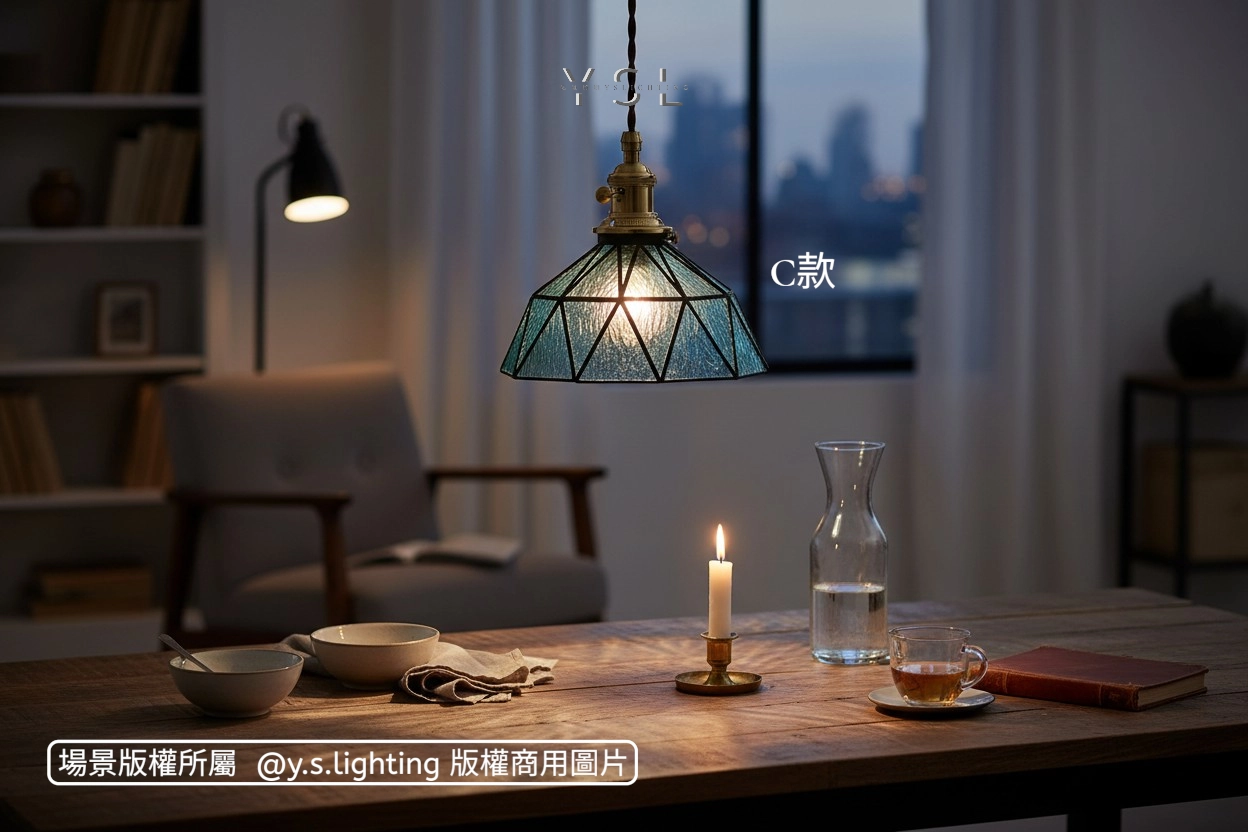 綻放蒂凡尼吊燈-3款